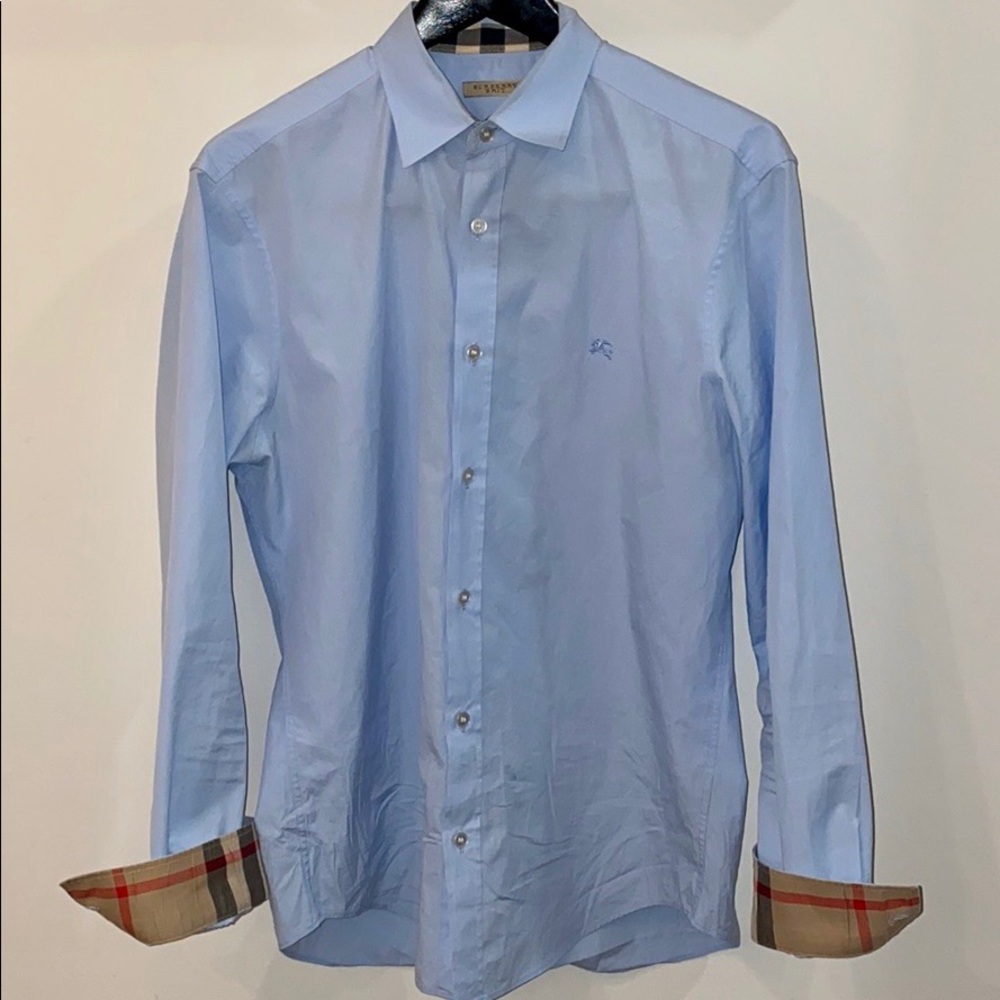 Burberry Brit Men’s Blue Button Down Shirt Nova